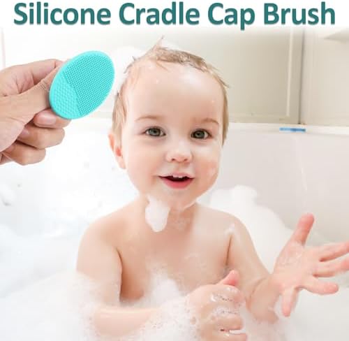 Baby Grooming Kit, Infant Safety Care Set with Hair Brush Comb Nail Clipper Nasal Aspirator,Baby Essentials Kit for Newborn Girls Boys (Green) - Image 3