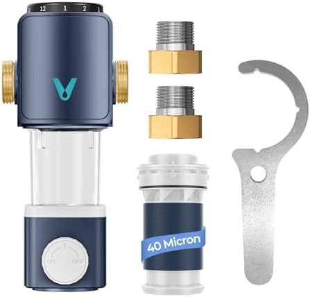 VIOMI Whole House 40 Micron Spin Down Sediment Filters, NSF/ANSI Certified by VIOMI