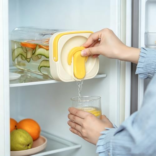 Mini Fridge Water Dispenser,3.5L/0.9Gal Leak-Proof Small Slim Drink Pitcher by ACORNTOPY