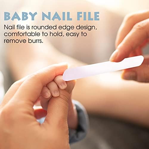 Baby Nail Clippers Set with Cute Case, Infant Fingernail and Toenail File Kit for Newborn Manicure and Pedicure, New Mom Grooming Gift - Image 6