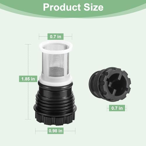 H98-510-S for tankless Water Heater Filter for Rinnai tankless Water Heater (4 Tankless Water Heater Inlet Screen Assembly+4 Filter Removal Tool） - Image 2
