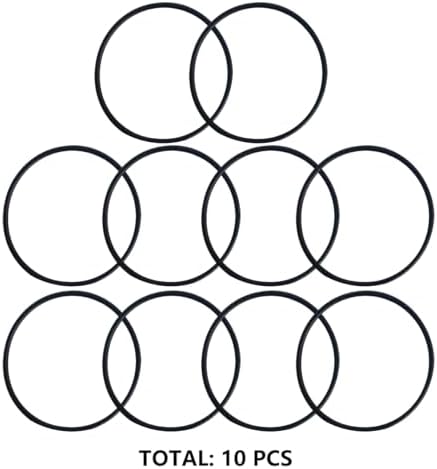10Pcs 3.5" O.D. Replacement O-Ring for Reverse Osmosis Water Filter Housings, Black O-Ring Set - Image 3