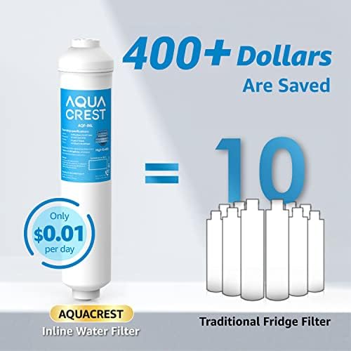 AQUA CREST INL 5 Years Inline Water Filter for Ice Maker and Refrigerator - Image 5
