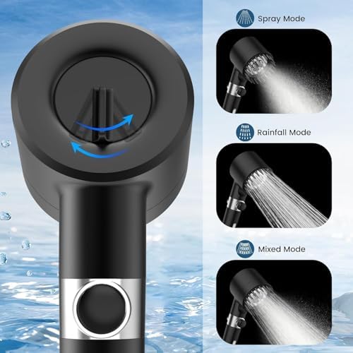 Filtered Shower Head with Handheld,3 Filters,High Pressure Shower Heads - Image 7