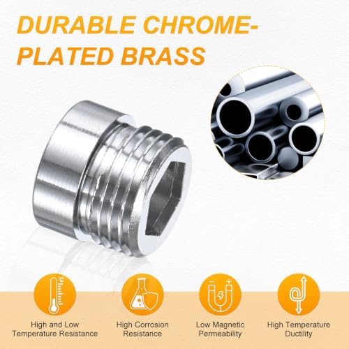 M METERXITY 2-Pack Faucet Adapter, M20 Female to G1/2 Male, for Kitchen - Image 4