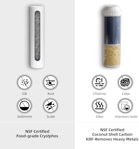 Filterelated RV Water Filter System,4in1 KDF Carbon Anti-Scale,3/4 Brass - Image 3