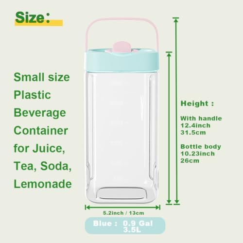 Mini Fridge Water Dispenser,3.5L/0.9Gal Leak-Proof Small Slim Drink Pitcher - Image 5