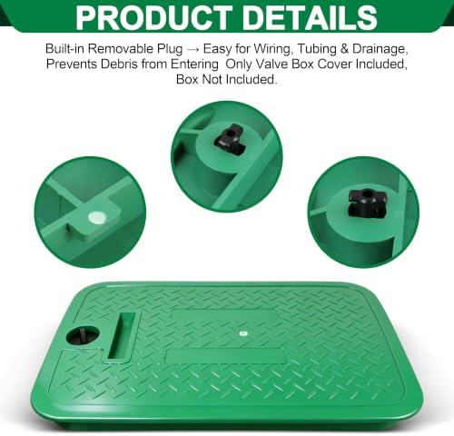 12x17 Inch Irrigation Control Valve Cover,Sprinkler Valve Box Lid,1 Pack - Image 4