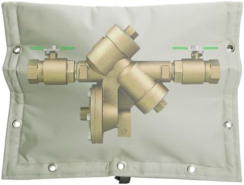3-Way Opening Backflow Preventer Insulation Cover(5°F), 20" W x 16" H by Sfcddtlg