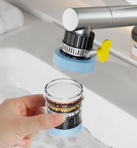 3 Pack Water Filter, Activated Carbon Filtration, Removes Chlorine, Fluoride, Heavy Metals, Hard Water for Home Kitchen Bathroom - Image 5