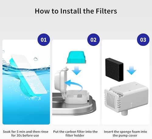 Lawfery Wireless Cat Water Fountain Filters Replacement - Image 2
