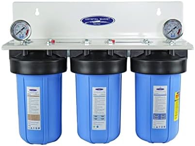Crystal Quest Compact Whole House Water Filter, Triple, 2-4 GPM by CrystalQuest