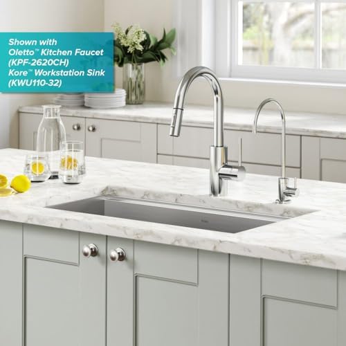 KRAUS Purita 100% Lead-Free Kitchen Water Filter Faucet in Chrome, FF-100CH - Image 6