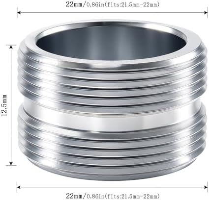 Faucet Aerator Adapter, 55/64" Male to 55/64" Male (M22-M22) - Image 2