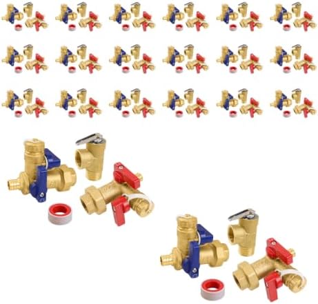 20Set GUOFIS Tankless Water Heater Service Valve Kit,FIPx PEX(TOOL053-20) by GUOFIS