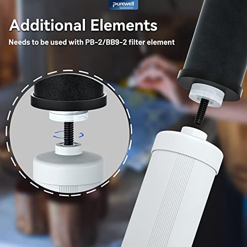 Purewell FL-2 White 5-Stage Fluoride Purification Elements, Replacement for Berlkey® PF-2® Fluoride Filters, Berlkey® Gravity Filtration System and Purewell System (2 Pack, K Series) - Image 4