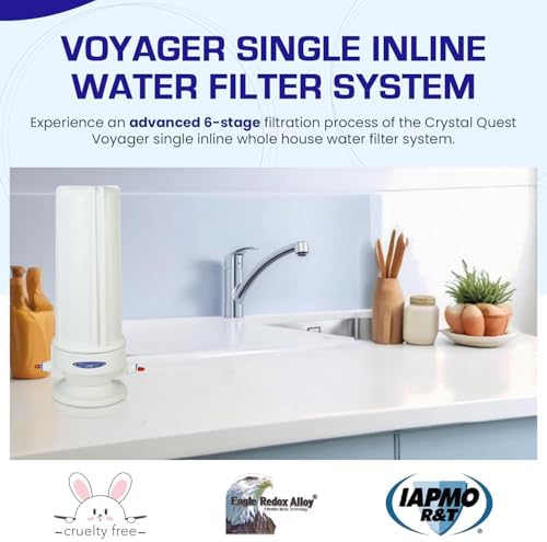 Crystal Quest - Voyager Single Inline Multistage Ultimate Water Filter System - Filters 30,000 Gallons - Image 2