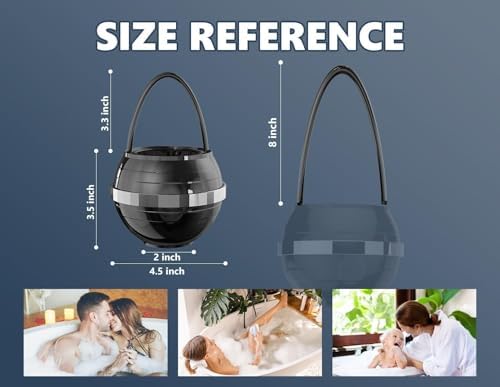 Bathtub Water Filter for Tub with Overflow,2,500 Gallons of Filtration,8 Stages Bath Filter,Remove contaminants,Chlorineand Fluoride,Hardwater Softener,BPA Free(Upgrade Version),Black - Image 5