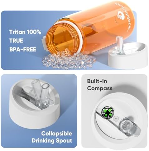 SurviMate 5-Stage 0.01μm Ultra-Filtration Filtered Water Bottle BPA-Free - Image 5
