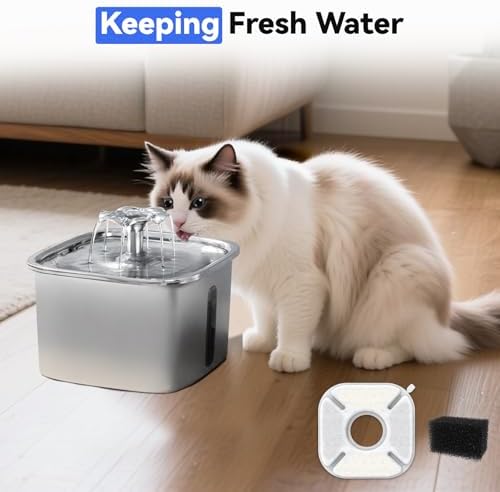 24 Packs Cat Water Fountain Filter Compatible with Veken Cat Water Fountain - Image 6