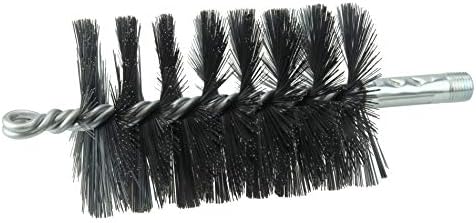 Weiler 44135 3" Single Spiral Flue Brush, .012 Steel Fill, Made in The USA by WeilerAbrasives