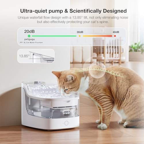 PETGUGU Smart Bundle: WiFi Cat Water Fountain with App + PF5 Pet ID Card – Real-Time Multi-Pet Tracking, Weekly Health Reports, Ultra-Quiet Wireless Pump & 8-Layer Filtration (2.4G Only) - Image 6