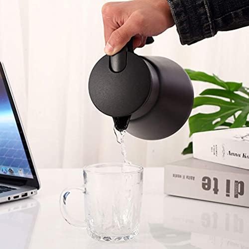 Thermal Coffee Carafe Tea Pot 20 Oz Stainless Steel Insulation Pot Double Wall Vacuum Insulated Coffee Water & Beverage Dispenser (Black) - Image 6