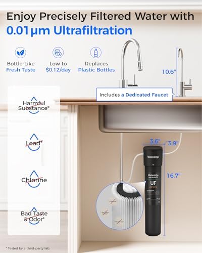Waterdrop 15UB-UF 0.01 μm Ultra Filtration Under Sink Water Filter System - Image 2