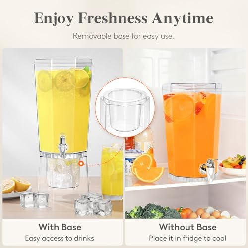 Lifewit 1 Gallon Drink Dispenser for Party with Leak-Proof Spigot, 3 Pcs - Image 6