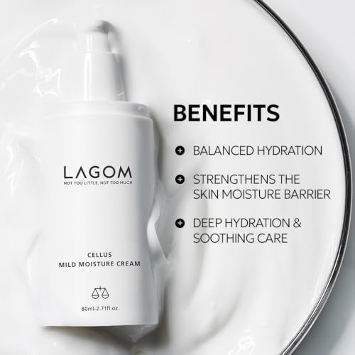 LAGOM Cellus Mild Moisture Cream for sensitive skin 2.71 Fl Oz - Image 3