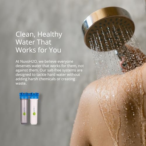 NuvoH2O Replacement Cartridge for Whole Home Duo System, Advanced 2-Stage Citrus Filtered, Salt-Free Water Filter System + Water Softener and Carbon Filter – Healthy & Pure Water - Image 6