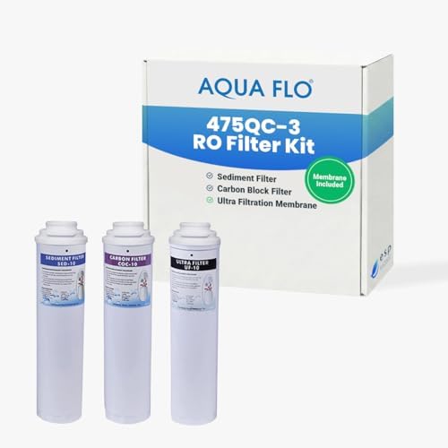 Aqua Flo 475QC-3 Ultrafiltration Filter Replacement Kit, 3-Stage Set by ESPWater