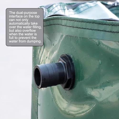 200L EcoFriendly Rainwater Harvesting System with Tap Filter Outdoor Rain Collector for Garden Irrigation Sustainable Water Storage Solution - Image 6
