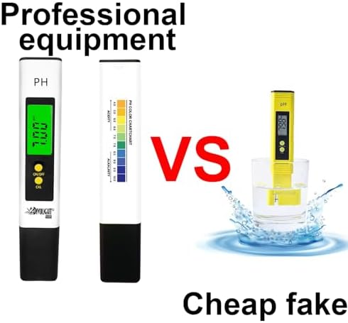 Digital PH Meter - High Accuracy Digital Water Quality Tester with 0-14 PH Measurement Range for Household Drinking, Pool and Aquarium with ATC - Image 6