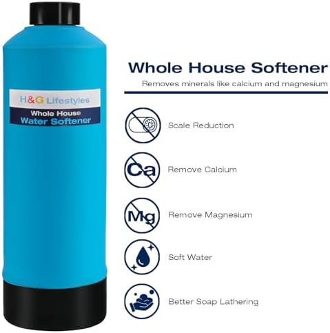 H&G Lifestyles Whole House Water Softener 24,000 Grains,700,000 Gallons - Image 3
