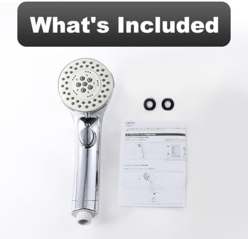 OFFO 5 Mode RV Shower Head Replacement, On Off Switch for Water Saving, High Flow Powerful Boosting Showerheads, Chrome - Image 6