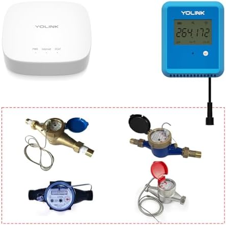 YoLink FlowSmart Water Meter Monitor Kit: 1-Pack + Hub - Image 2