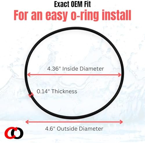 Captain O-Ring - Replacement WS02X22023 O-Rings for GE GXWH50M, GXWH70M00 Water Filter Housing (3 Pack) - Image 3