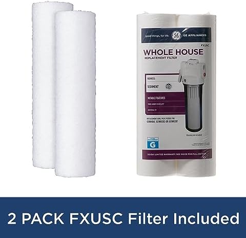 GE Whole House Water Filtration System & Basic Filter | Reduces Sediment, Rust & More | Install Kit & Accessories Included | GXWH20T, FXUSC - Image 2