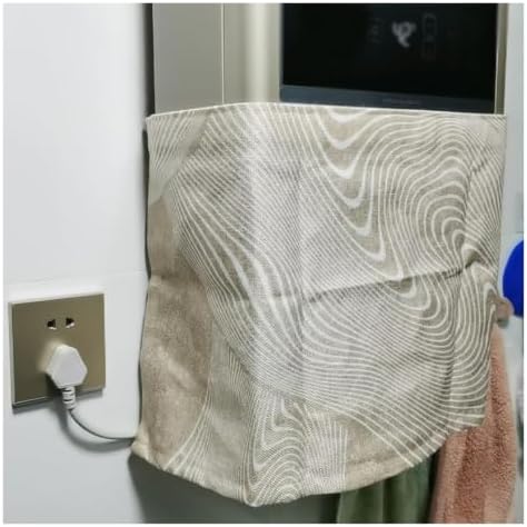 Soft Linen Boiler Pipe Shielding Cover for Kitchen & Bathroom Decor by Unknown