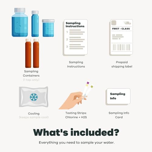 Ultimate Home Water Test Kit for Drinking Water | Tests for 250+ Parameters Like Lead, Bacteria, and VOCs | EPA Certified Well or Tap Water Test - Image 5