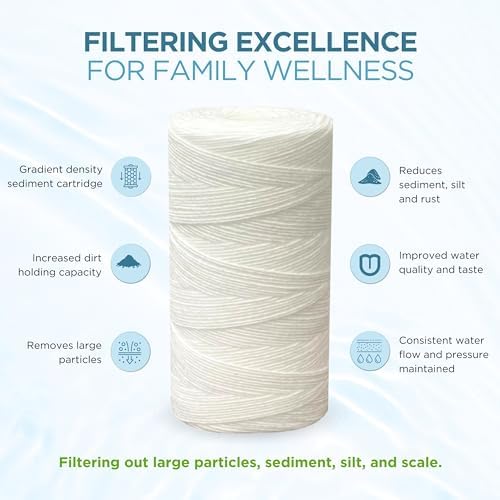 Pelican Water PC40 10 in. 5 Micron Sediment Replacement Filter (4-Pack) by Pelican Water - Image 3