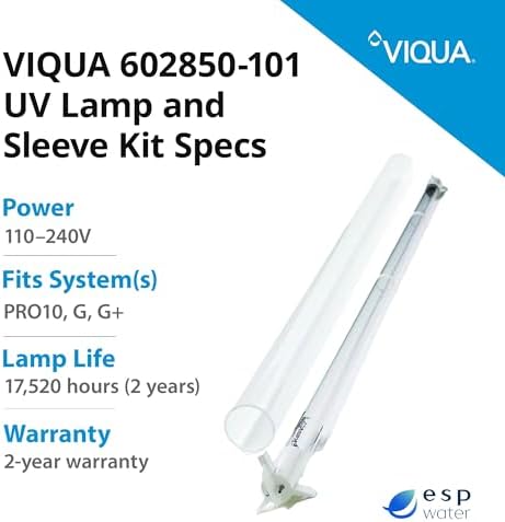 Viqua 602850-101 UV Lamp and Sleeve Kit - Image 4