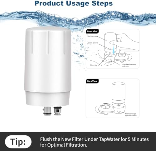 3Pack Faucet Filter Cartridges Compatible with Brita® Faucet Filter - Image 6