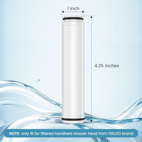FEELSO Shower Filter for Handheld Shower Head, 6 Pack 15 Stage Replacement Filters for Hard Water Remove Chlorine and Harmful Substances - Image 2