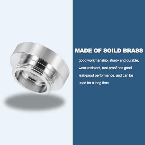 uxcell Faucet Aerator Adapter, M28 Female to M22 Male with Washer, 13mm Length - Image 4