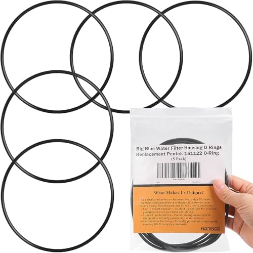 5 Pack 151122 O-Rings for Pentek Big Blue Water Filter Housings by NBRINGO