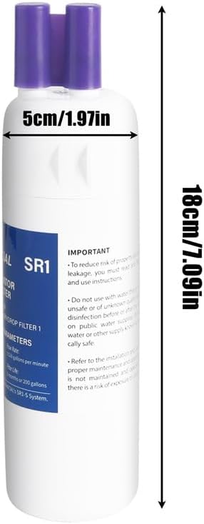 Fancial NSF Certified Water Filter, Advanced Coconut Shell Activated Carbon, for FILTER1 EDR1RXD1, W10295370A, P4RFKB2, 9081, 469081, 9930, 469930, 9930P, 04609930000, Removes Odor, Impurities, 3Pack - Image 2