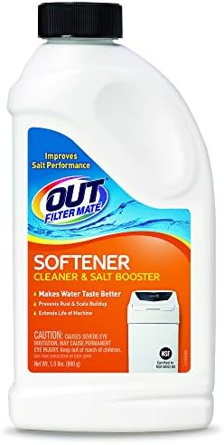 Out Filter Mate Water Softener Cleaner and Salt Booster Powder, 24 oz Bottle 4-Pack - Image 2