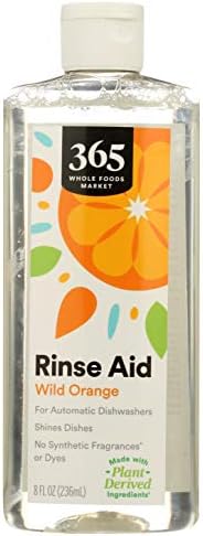 365 by Whole Foods Market, Rinse Aid for Automatic Dishwashers, Wild Orange Scent, 8 Fl Oz by WholeFoodsMarket
